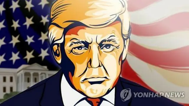 トランプ米大統領（イラスト）＝（聯合ニュース）