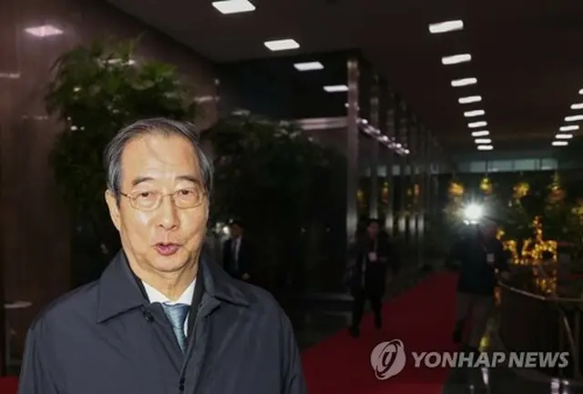韓国の韓悳洙（ハン・ドクス）首相＝（資料写真）
