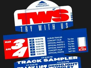 「TWS」、3rdミニアルバム「TRY WITH US」のプロモーション日程公開