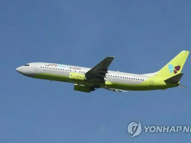 ジンエアーの旅客機＝（聯合ニュース）