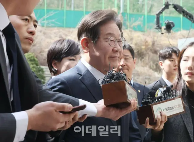 共に民主党の李在明代表（写真＝共同取材団）