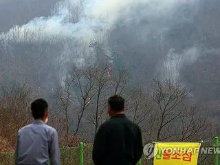 大規模山火事の死者２７人に　重軽傷３２人＝韓国