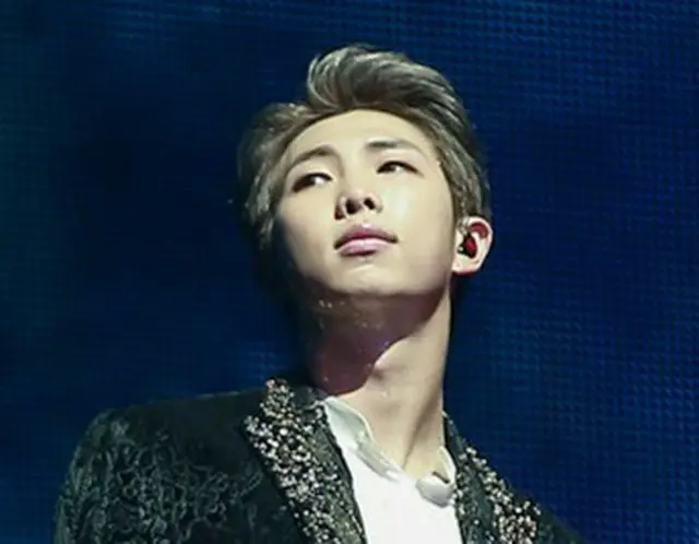 ＢＴＳのＲＭ（アールエム）さん（ビッグヒットミュージック提供）＝（聯合ニュース）≪転載・転用禁止≫