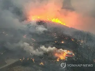 韓国の大規模山火事　出火容疑者を３１日に取り調べ