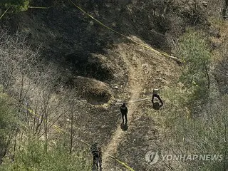 ２６人死亡の韓国山火事　失火の疑いで５０代男を立件