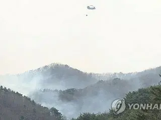韓国南部の山火事　発生から９日で鎮圧＝南東部に続き