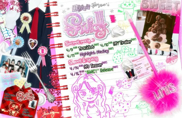 「UNIS」、4月15日にカムバック…2ndミニアルバム「SWICY」発売