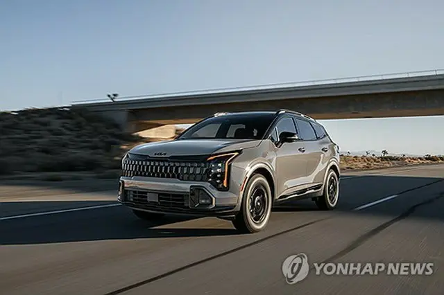 起亜の多目的レジャー車（ＲＶ）「スポーテージ」（同社提供）＝（聯合ニュース）≪転載・転用禁止≫
