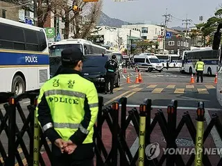 ソウル警察庁　尹氏の弾劾審判宣告日は２４時間対応態勢に