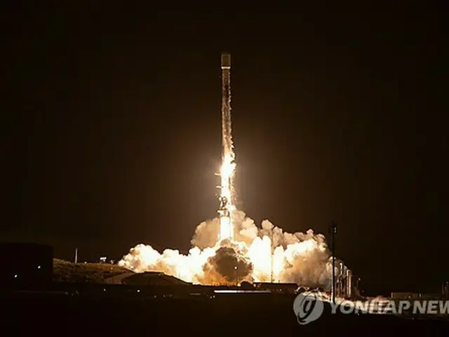 韓国軍の軍事偵察衛星３号機は昨年１２月、米カリフォルニア州のバンデンバーグ宇宙軍基地から打ち上げられた（国防部提供）＝（聯合ニュース）≪転載・転用禁止≫