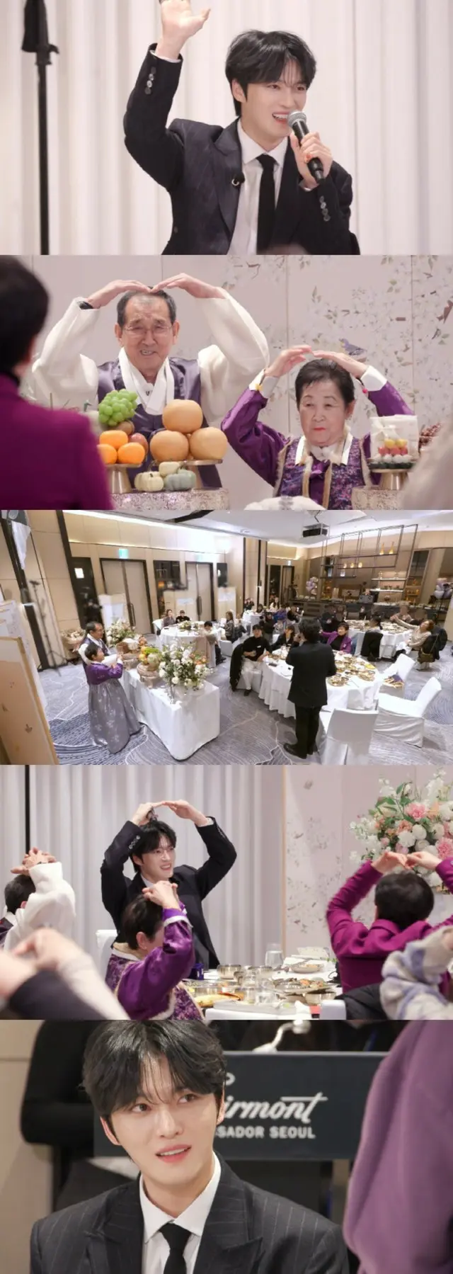 ジェジュン、「コンビニレストラン」で両親の結婚60周年ダイヤモンド婚式をしてあげた様子を公開…“企業イベントかと”