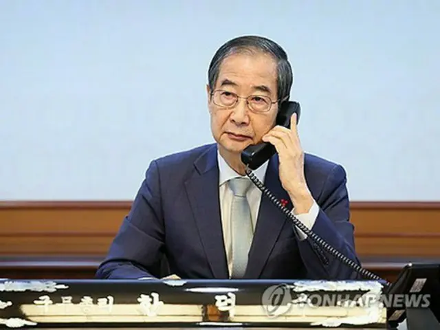 韓悳洙・大統領代行（国務調整室提供）＝（聯合ニュース）≪転載・転用禁止≫