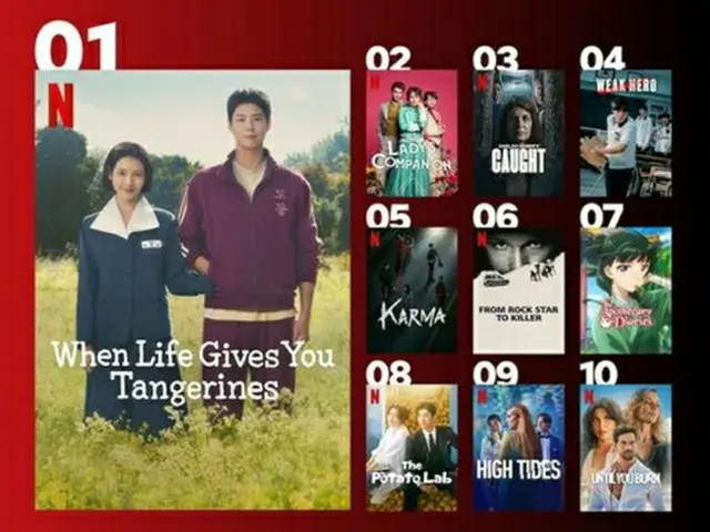 韓国ドラマ「おつかれさま」がネットフリックスのテレビ非英語部門で視聴数トップを記録した（ネットフリックス公式サイトより）＝（聯合ニュース）≪転載・転用禁止≫