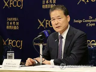 韓国統一相が東京で記者会見　北朝鮮核問題での一致した行動強調