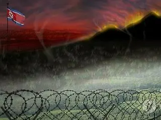 北朝鮮で発生の山火事　韓国ＤＭＺに燃え広がる