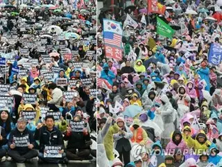 尹前大統領罷免も賛否両派の集会続く　きょう公邸退去