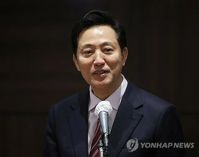 呉世勲（オ・セフン）ソウル市長＝（聯合ニュース）