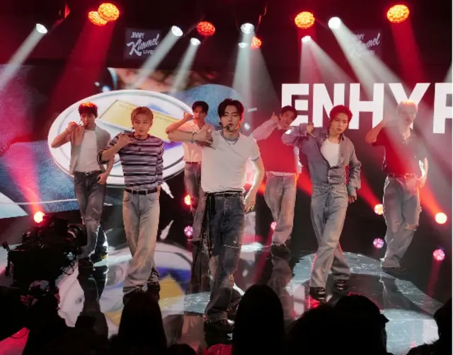「ENHYPEN」、米「ジミー・キンメル・ライブ！」で新曲「Loose」のステージを初公開
