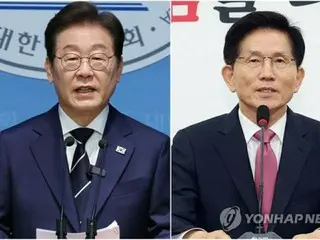 韓国次期大統領候補の支持率　李在明氏４８．８％・金文洙氏１０．９％＝韓首相が３位に