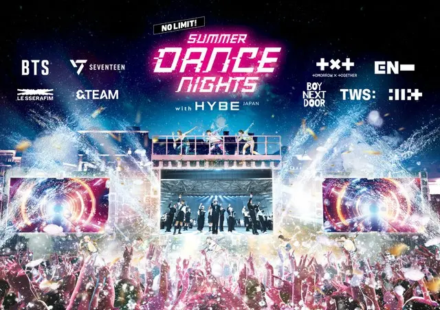 HYBE JAPANとユニバーサル・スタジオ・ジャパンのコラボイベントが再び！『NO LIMIT! サマーダンスナイト with HYBE JAPAN』7月1日より開催決定