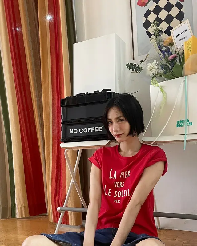 ナナ（AFTERSCHOOL）、痩せすぎて服がダボダボ…マイクロファイバー体型の極致01