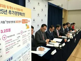 １．２兆円規模の補正予算案を閣議決定　災害・通商・国民生活に焦点＝韓国