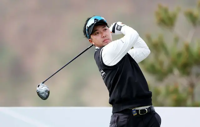 KPGAツアーデビュー戦1Rで首位と3打差で好調の出だしを見せた和田章太郎（写真：KPGA）