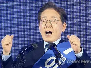 韓国大統領選　最大野党の予備選初戦で李在明氏が圧勝