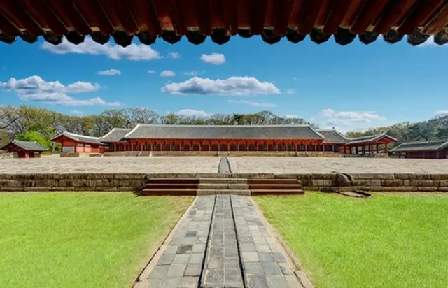 約５年にわたる補修工事を終えた宗廟の正殿（国家遺産庁提供）＝（聯合ニュース）