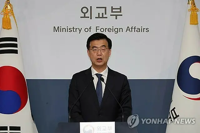 韓国外交部の李在雄（イ・ジェウン）報道官＝（聯合ニュース）