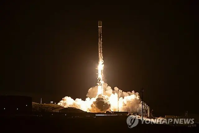 韓国軍の軍事偵察衛星３号機は昨年１２月、米カリフォルニア州のバンデンバーグ宇宙軍基地から打ち上げられた（国防部提供）＝（聯合ニュース）≪転載・転用禁止≫