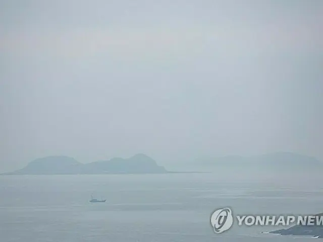 黄海の大延坪島から見た北朝鮮・黄海道(資料写真）＝（聯合ニュース）