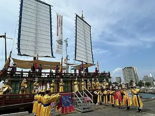 朝鮮通信使の復元船　万博ナショナルデーに合わせ大阪へ＝釜山から２週間航海