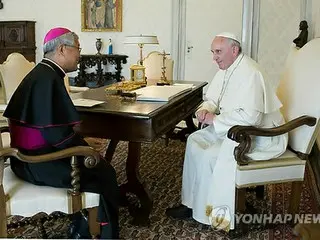 韓国・ 兪興植枢機卿「教皇は南北分断に胸を痛めた」
