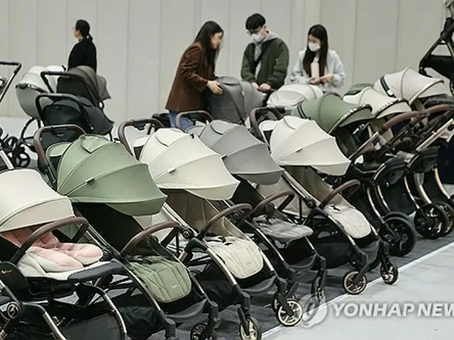 ベビー用品展示会の会場（資料写真）＝（聯合ニュース）