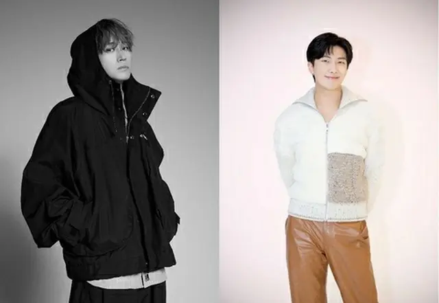 ＴＡＢＬＯ（左）とＲＭ（２人の所属事務所提供）＝（聯合ニュース）≪転載・転用禁止≫