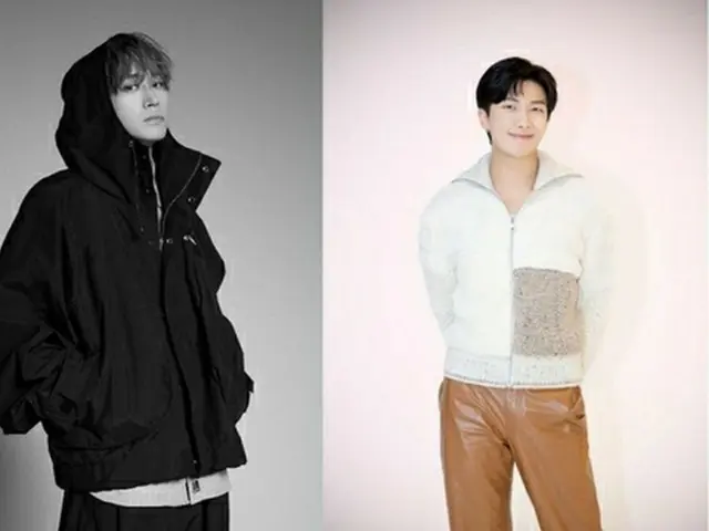 ＴＡＢＬＯ（左）とＲＭ（２人の所属事務所提供）＝（聯合ニュース）≪転載・転用禁止≫