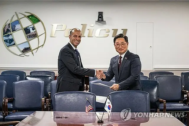 韓米は昨年７月の「核協議グループ（ＮＣＧ）」の会合で朝鮮半島核抑止核作戦指針に署名した（国防部提供）＝（聯合ニュース）≪転載・転用禁止≫