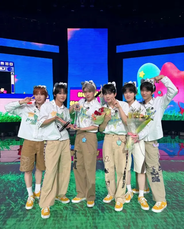 「NCT WISH」、「poppop」で音楽番組2冠王…「ミュージックバンク」でも1位に