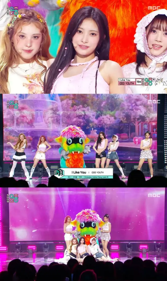 「ODD YOUTH」は26日に放送されたMBC「ショー!K-POPの中心」に出演した。