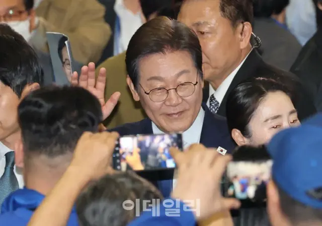 李在明氏、共に民主党の大統領候補確定...89.77%の得票率で圧倒的勝利