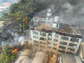 韓国・大邱の山火事　強風で被害拡大＝最高レベル対応も消火難航