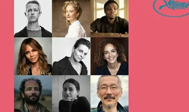 ホン・サンス監督（下段右）がカンヌ国際映画祭コンペティション部門の審査員に選ばれた（同映画祭ホームページより）＝（聯合ニュース）≪転載・転用禁止≫