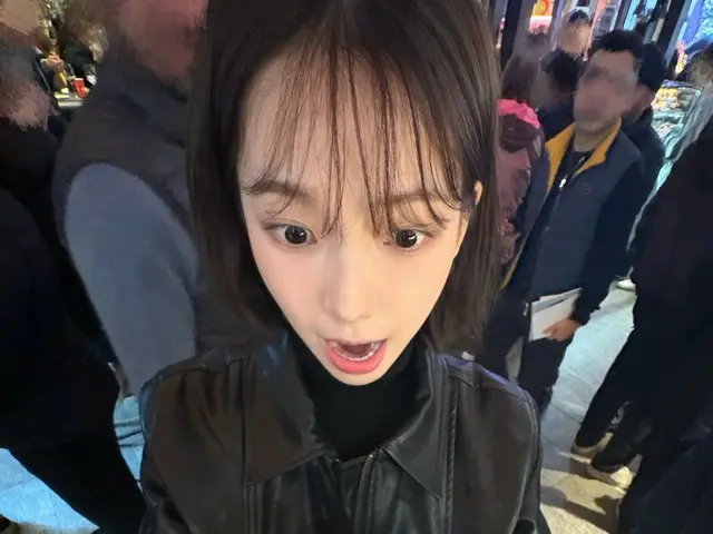 “まるでデート気分”「aespa」KARINA、かわいらしい彼女ショットの定石…ばっさりボブ後もラブリー全開
