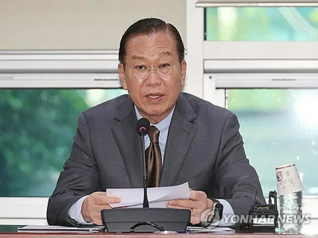 韓国旧与党臨時トップ　前首相の大統領選出馬を前向きに評価