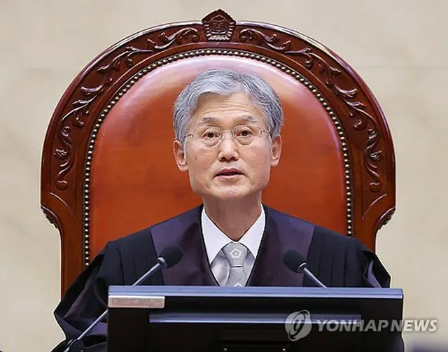 曺喜大（チョ・ヒデ）大法院長（最高裁長官）＝（聯合ニュース）