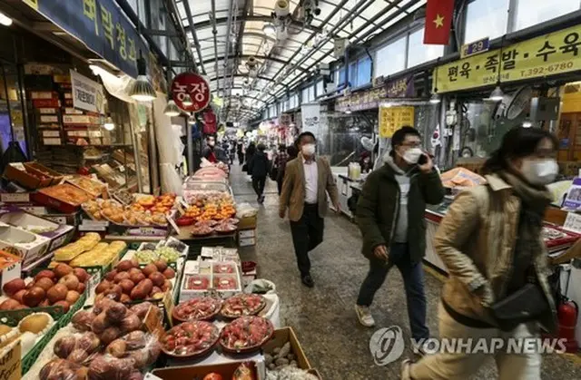 韓国の伝統市場（資料写真）＝（聯合ニュース）