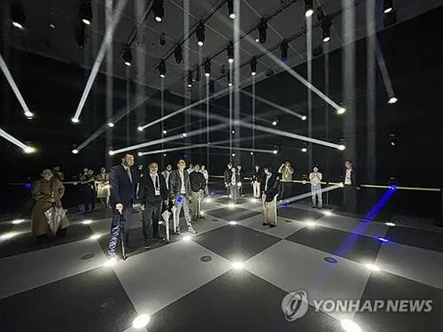 大阪・関西万博の韓国館の内部＝（聯合ニュース）
