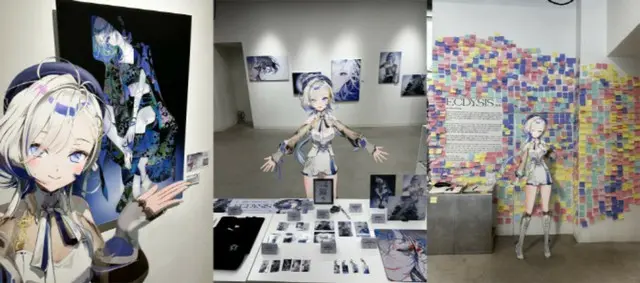 バーチャルアーティストHebi、イラストレーターJohn Kafkaとのコラボ展終了