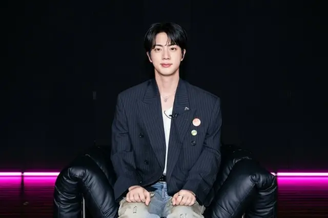 ＢＴＳのＪＩＮ（ビッグヒットミュージック提供）＝（聯合ニュース）≪転載・転用禁止≫